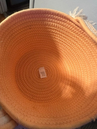 Basket Cotton Rope Melon MTS