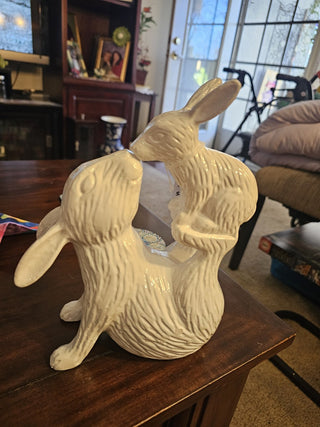 Playful Bunny & Baby Figurine RSV