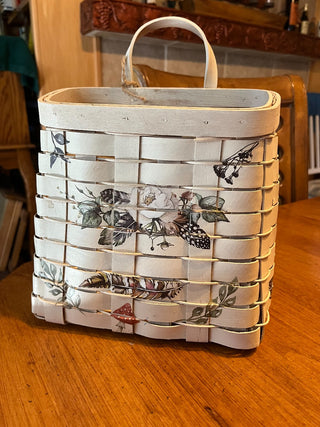 Hanging Mushroom Desaigned Whicker Basket RSV|101696