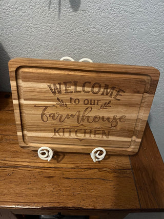 Welcome To Our Farmhouse Kitchen Cutting Board RCD