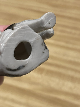 3.5" Vtg Ceramic Dog Figure, Japan--SP RCD