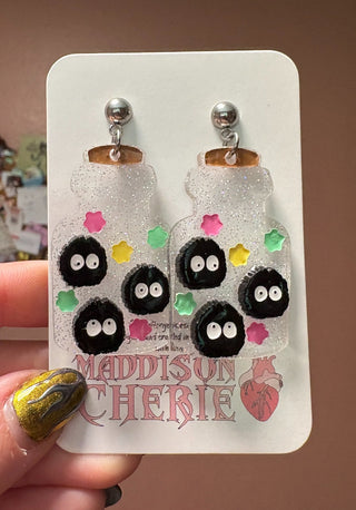 Bottled Soot Sprites - Earrings MTS