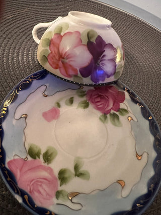 Vintage Tea Cup & Saucer Nippon MTS|135193