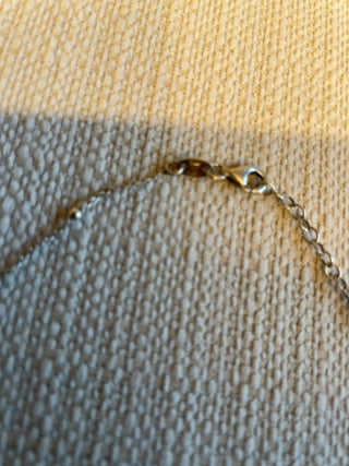 Vintage sterling silver 925 chain with silver beads