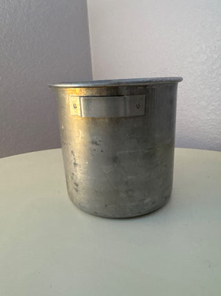 Vintage camping aluminum stock pot RCD