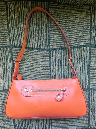 Vtg Y2k Tommy Hilfiger Orange Purse MTS|119168