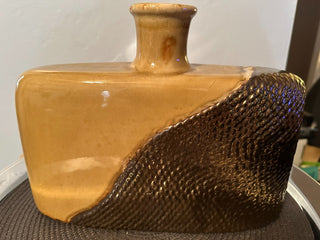 Vase Bottle Metallic Glazed MTS|132016