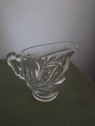 Indiana Clear Glass "Willow Leaf" Creamer, RCD|110088