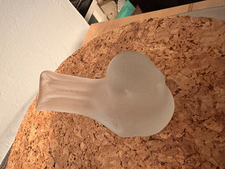 Bird Art Glass Frosted Dove MTS