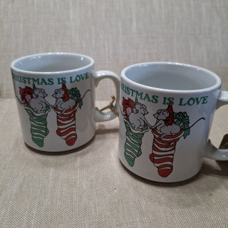 Vintage Russ "Christmas is Love" Mug MTS|124180