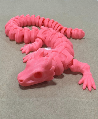 Skeleton Dragon Wiggly Hot Pink RV|87428