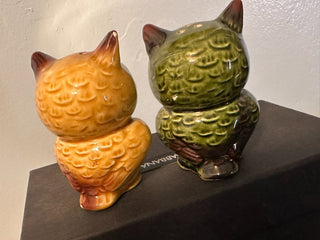 Salt & Pepper Lefton Owls set MTS|64787
