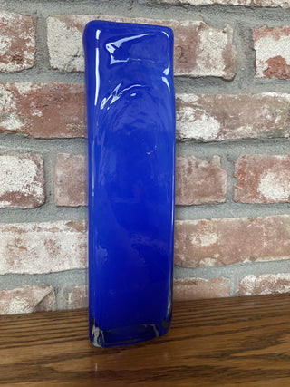 11” Square Blue Vase 00000625 RCD|84369