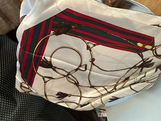 Scarf 34x34 Gold Tassel MTS|86245