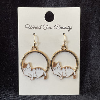 cat swing earrings RSV