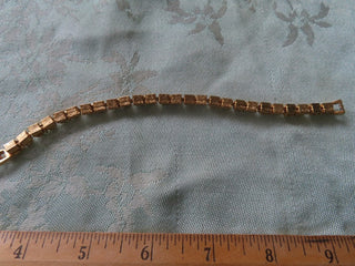 Gold tone rhinestone bracelet RCD|120800