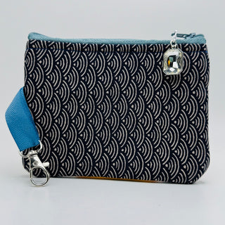 Handmade Coin Bag -  Blue Waves - RCD|142496