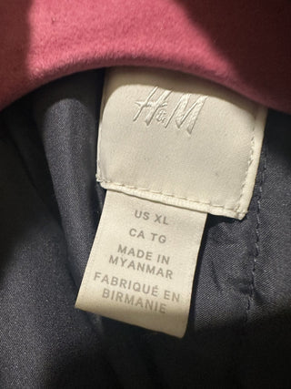 H & M Bomber Jacket Size XL Grey #62 VV MTS