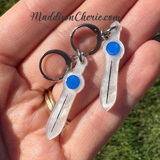 Tiny Finn Sword Earrings MTS