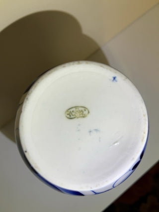Russian Vase Porcelain Gzhel  Hand Painted Blue & White