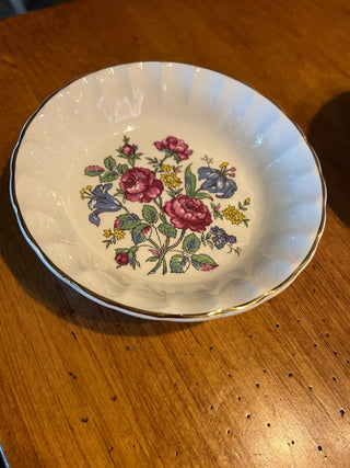 W S George Bolero Dessert Or Trivet Dish w/Gold Trim RSV