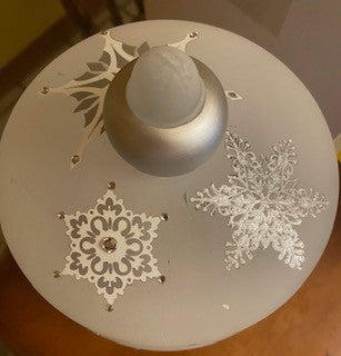 Frosted Glass Cookie Jar