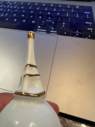 Paris Eiffel Tower White porcelain Bell  #62 VV MTS