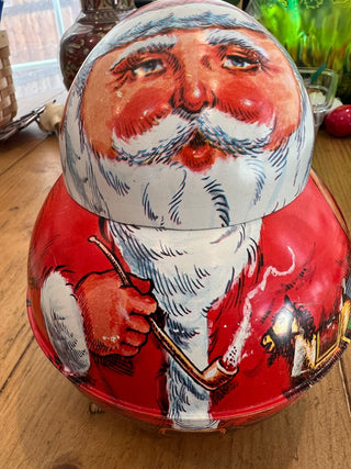 Santa Rolly Tin Chein 1980|123959