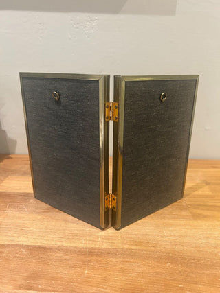 Vintage Gold Bi-Fold Frame with Matting    MTS