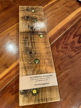 Recycled Wood Cheeseboard w/ Sea Rocks~MTS