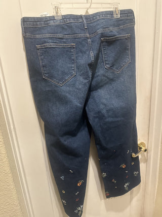 Driftwood Jeans Colette Embroidered crop #63 VV MTS|105672