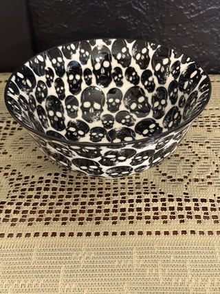 Black Skulls Halloween Candy Dish by Mug Shotz-RCD|108025