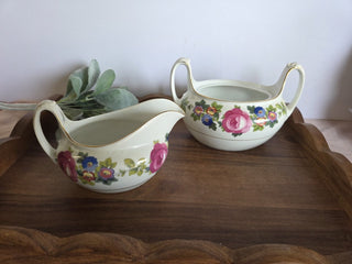 Vtg Phoenix China Cream & Sugar (no lid)- RSV