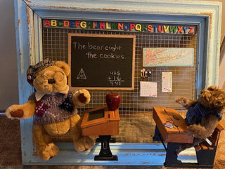 DM:Teacher and student bearscape framed