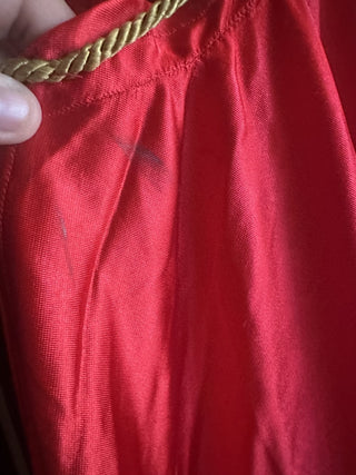 King/ Queen  Robe sturdy Cape with gold rope hoodless #63 VV MTS|116710