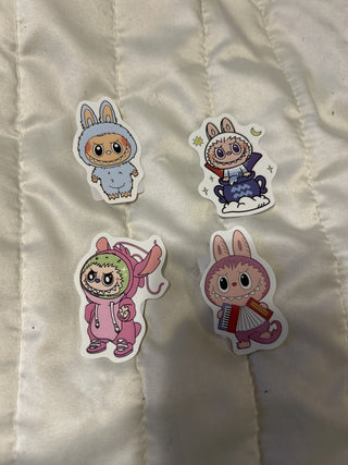 12F Assorted Labubu Sticker MTS|97901