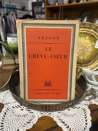 Vintage French Poetry Paperback Book|97251