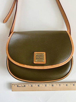 Olive green Dooney and Burke crossbody purse|74484