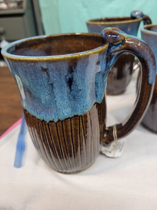 Drippy Mug In Castile Splash - Mazamar Pottery Set of 4|81930