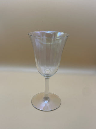 Vintage Fostoria Iridescent luster wine glass each 0SW RSV