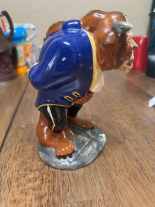 Rare Vintage Disney Japan Beauty & The Beast, Beast Figure Porcelain Figurine 6"