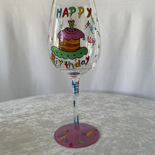 birthday wine glass RSV
