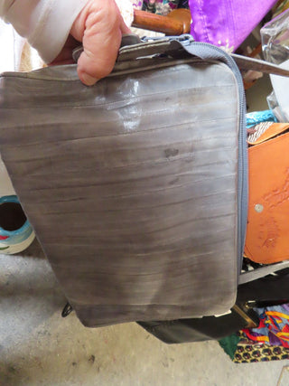 EEL Skin Gray purse MYS