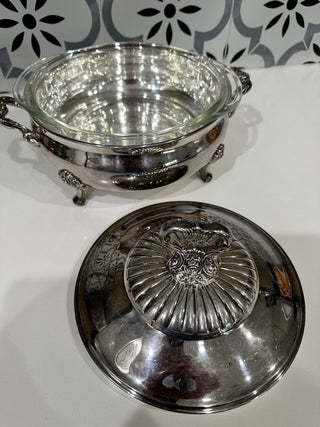 Wallace Silver-plated Serving Casserole Dish MTS|82055