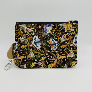 Handmade Coin Bag - Moths and Dragonflies - RCD|135322