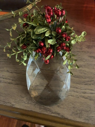 Crystal Christmas ornament