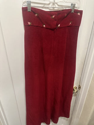 Vintage 1870's Sears Bazzar High Waisted Velvet Skirt #63 VV MTS
