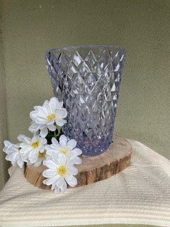 Hoya Heavy Crystal Lavender Vase RCD