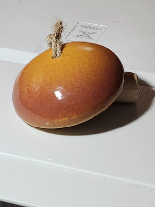 Large round cap ceramic mushroom chime RCD