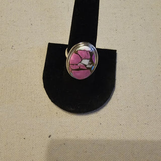 .925 cotton candy turquoise ring sz 9|92469